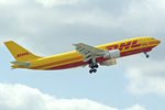 D-AEAP @ EGGW - 1994 Airbus A300B4-622R(F), c/n: 724 of DHL at Luton - by Terry Fletcher