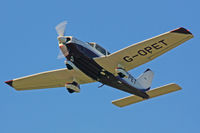 G-OPET @ EGFH - Visiting Cherokee Archer II, Cardiff based, previously OY-BLC, OH-PET, seen departing runway 22, en-route rtb. - by Derek Flewin