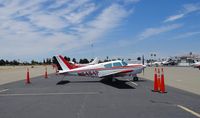 N6484P @ KRHV - A transient 1959 Piper Comanche (RIVERSIDE, CA) located at transient parking visiting Reid Hillview Airport, CA. - by Chris Leipelt