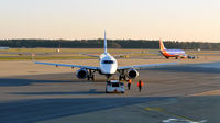 N187JB @ KRIC - Pushback RIC - by Ronald Barker