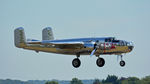N6123C @ EGSU - 43. N6123C arriving for The Flying Legends Air Show, July 2015.