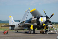 F-AZFN @ LFSX - Skyraider at the flightline of Luxeuil Air Base, France. - by Van Propeller