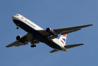 G-BNWB @ EGLL - Boeing 767-336ER [24334] (British Airways) Home~G 09/04/2014. On approach 27R.