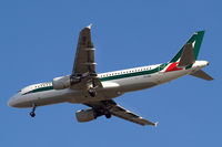 EI-IKB @ EGLL - Airbus A320-214 [1226] (Alitalia) Home~G 09/04/2014. On approach 27R. - by Ray Barber