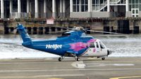 C-GHJL @ CBC7 - Helijet just arrived at Vancouver Harbour Heliport. - by M.L. Jacobs