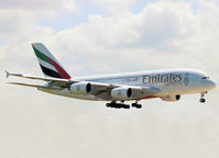 A6-EOI @ EHAM - Landing on runway 27 of Schiphol Airport - by Willem Göebel