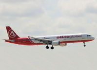 TC-ATY @ AMS - Landing on runway 27 of Schiphol Airport - by Willem Göebel