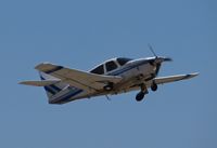 N4JY @ KRHV - A locally based 1976 Rockwell Commander 112TC taking off on runway 31L during the Reid Hillview Airport Day/STEAM Festival. - by Chris Leipelt