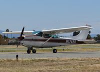 N1746R @ KRHV - A locally based 1978 Cessna 182RG taxing down Y for the Young Eagles EAA program during the Reid Hillview Airport Day/STEAM Festival. - by Chris Leipelt