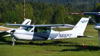 N65PT @ CYCD - Parked in the grass field at Nanaimo airport. - by M.L. Jacobs