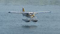 C-FODH @ CYHC - Harbour Air #307 about to land in Coal Harbour. - by M.L. Jacobs