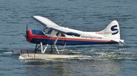 C-FZZJ @ CYHC - SaltSpring Air Beaver taxiing to Coal Harbour terminal. - by M.L. Jacobs