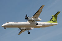YL-BBW @ EBBR - Landing at Brussels. - by Raymond De Clercq