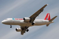 ES-SAK @ EBBR - Corendon Airlines ES-SAK leased from SmartLynx Estonia landing at Brussels Airport. - by Raymond De Clercq