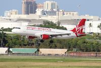 N623VA @ FLL - Virgin America