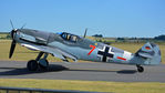 D-FWME @ EGSU - 1. D-FWME preparing for The Flying Legends Air Show, July 2015.