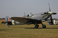 G-ASJV @ EGSU - Flying Legends Duxford 2015.