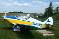 F-PGAD @ LFSX - Nice looking SIPA S.903 small light aircraft parked at Luxeuil Air Base for Air meeting 2015. The box in which it came is next to it. - by Van Propeller