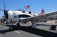 N280CM @ KRHV - A locally based North American T28B on display at the Reid Hillview Airport Day/STEAM Festival. - by Chris Leipelt