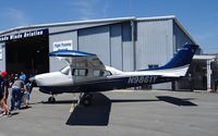 N9861Y @ KRHV - A locally based 1981 Cessna T210N on display in front of the Trade Winds hangar during the Reid Hillview Airport Day/STEAM Festival. - by Chris Leipelt