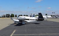 N201ZB @ KRHV - A transient 1978 Moonety M20J (Eastsound, WA) visiting Reid Hillview Airport, CA on a summer morning. - by Chris Leipelt