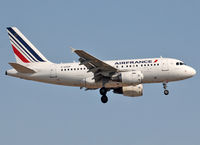 F-GUGP @ LEBL - Landing rwy 25R in new c/s - by Shunn311
