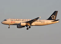 HB-IJO @ LEBL - Landing rwy 07L in Star Alliance c/s - by Shunn311