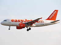 G-EZAB @ LEBL - Landing rwy 25R - by Shunn311