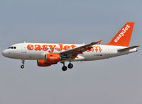 G-EZAU @ LEBL - Landing rwy 25R - by Shunn311