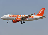G-EZDI @ LEBL - Landing rwy 25R - by Shunn311