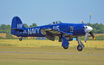F-AZXJ @ EGSU - 43. F-AZXJ arriving on the eve of The Flying Legends Air Show, July 2015.