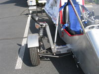 UNKNOWN @ SZP - Caravella Aerospace CaraVellair prototype roadable aircraft, trigear, closeup of main landing gear assembly - by Doug Robertson