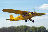 G-ATKI @ EGHP - Piper J-3C-65 Cub [17545] Popham~G 03/05/2014 - by Ray Barber