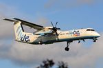 G-KKEV @ EGCC - Flybe DHC8 landing. - by FerryPNL
