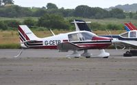 G-CETB @ EGFH - Visiting Robin Regent. - by Roger Winser