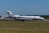 N1TF @ EGGW - N1TF  Gulfstream 650 at Luton 3.7.15 - by GTF4J2M