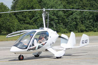 62-AZF @ EBUL - New french Gyrocopter manufactured at Montélimar by DTA.
Arriving at Ursel Avia 2015. - by Raymond De Clercq