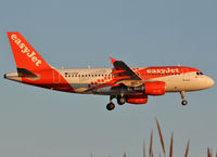G-EZDN @ LEBL - Landing rwy 25R in new c/s and with 'Amsterdam' special titles - by Shunn311