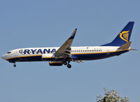 EI-EFC @ LEBL - Landing rwy 25R with additional 'Fly for Peace' titles - by Shunn311
