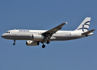SX-DGE @ LEBL - Landing rwy 25R - by Shunn311