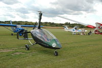 02-ACK @ EGML - 02-ACK - Rather smart Calidus Autogiro 02-ACK at Damys Hall Airfield - Tour de France ULM 2009 - Anniversaire Louis Bleriot - by Eric.Fishwick