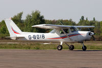 G-BGIB @ EGLK - Cessna 152 [152-82161] (Air First) Blackbushe~G 03/05/2014 - by Ray Barber
