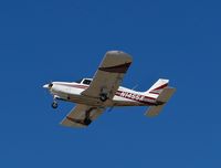N1455X @ KRHV - A locally based 1975 Piper Cherokee going around after being a little high on the approach for 13L at Reid Hillview Airport, CA. - by Chris Leipelt