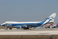 VP-BIM @ LMML - B747-400 VP-BIM Air Bridge Cargo - by Raymond Zammit