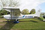 G-CGRX @ X5FB - Reims F172N Skyhawk II at the opening of Fishburn Airfield's new clubhouse, May 16th 2015. - by Malcolm Clarke