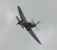 MK356 @ EGFP - BBMF Spitfire in the 2I-V markings carried by a Spitfire IX.B of 443 (Hornet) Squadron RAF circa September 1944. - by Roger Winser