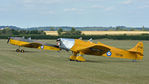 G-AKAT @ EGTH - 5. Visiting pair of Hawk Trainers at Shuttleworth Best of British Airshow, July 2015.