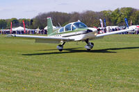 G-BPIZ @ EGHP - Grumman American AA-5B Tiger [AA5B-1154] Popham~G 03/05/2014 - by Ray Barber