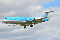 PH-WXD @ EGSH - Landing at Norwich. - by Graham Reeve