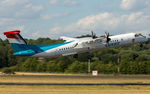 LX-LQA @ EDDR - departure to Hamburg via RW09 - by Friedrich Becker